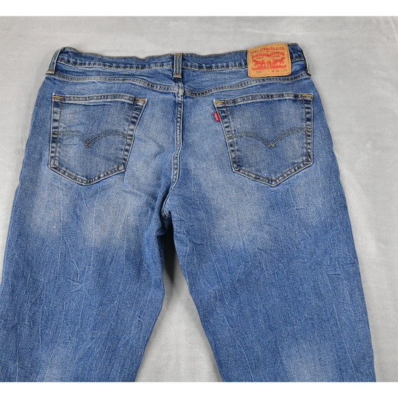 Levis Jeans 541 Mens 35x32 (33x30 Meas) Blue Denim - Picture 5 of 9